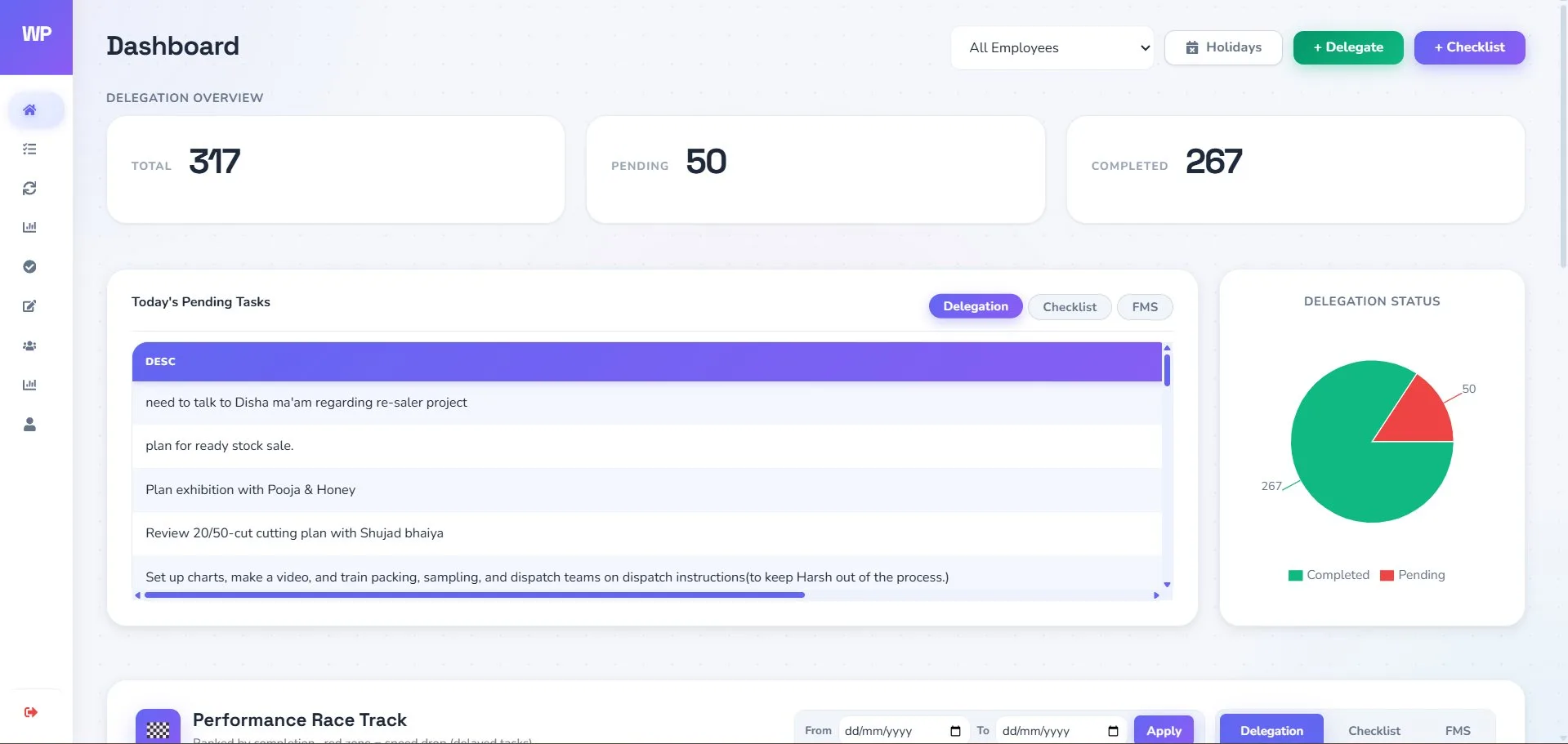 TaskFlow Dashboard
